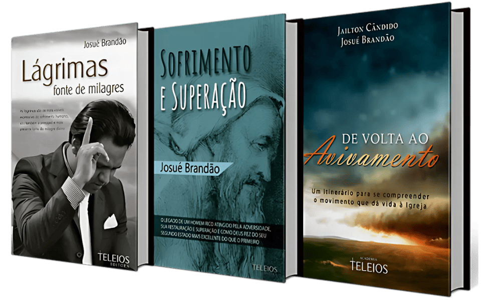 Kit 3 Livros Pr. Josué Brandão
