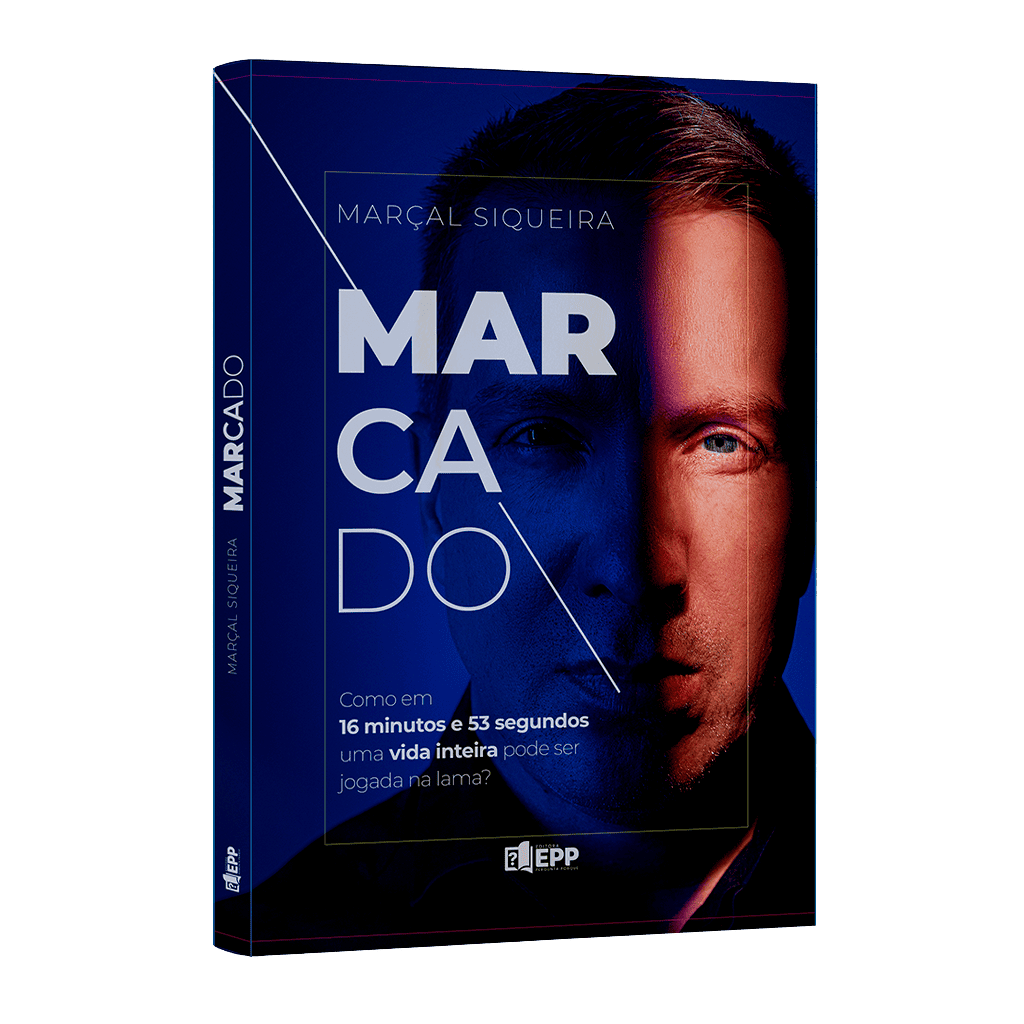 Mockup do livro Marcado
