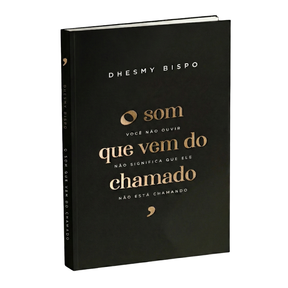 Mockup do livro O Som que Vem do Chamado